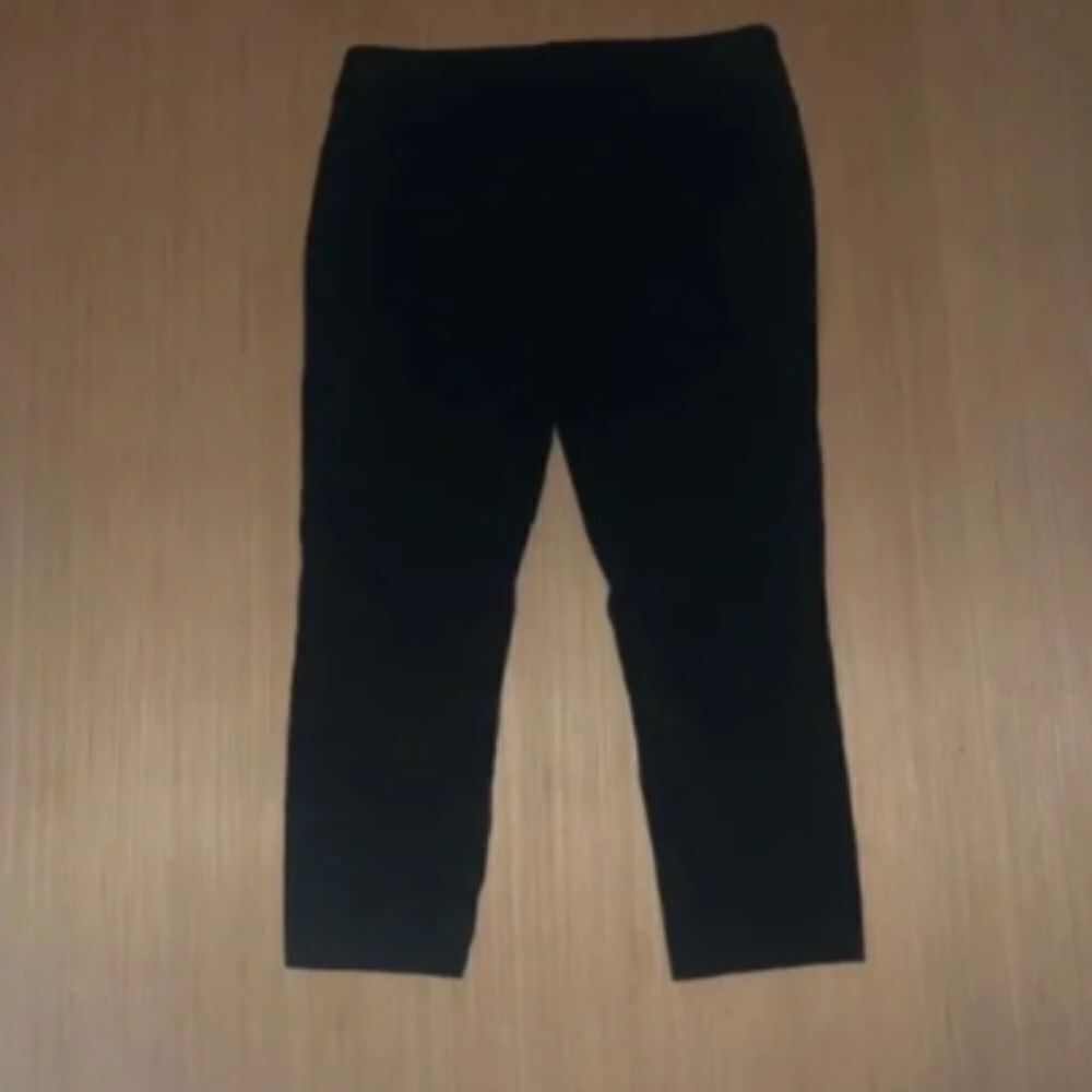 Loft Black Cropped Pixie Work Pants - Picture 6 of 8